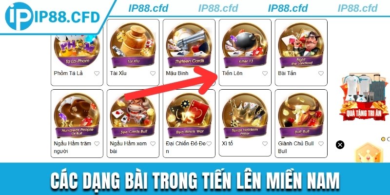 Hướng dẫn các dạng xếp bài thường gặp trong tiến lên