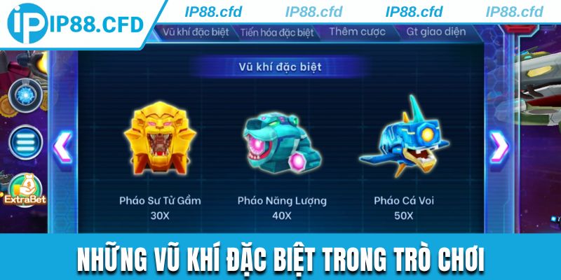 Những loại vũ khí mạnh mẽ có trong trò chơi